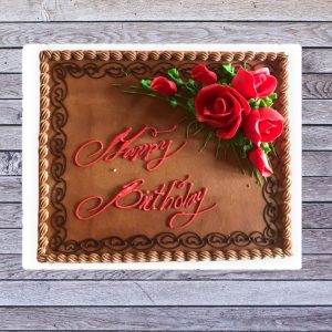 Rectangle Birthday Chocolate Cake - 2kg