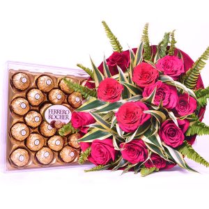Faith Love With Roses & Chocolate