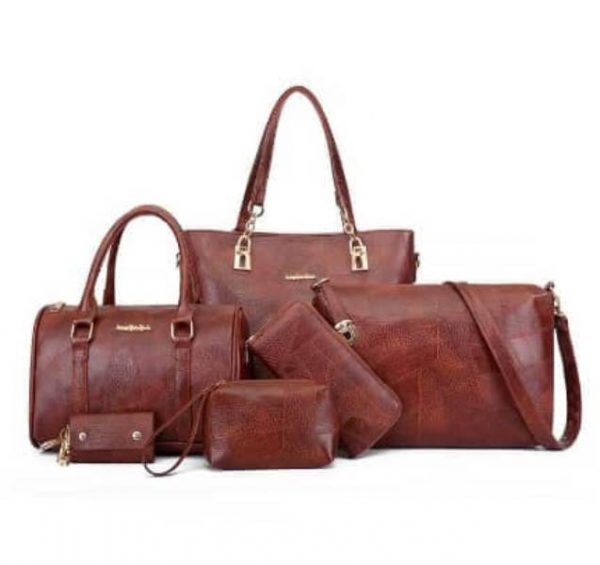 Female 6 Piece Set Luxury Handbags