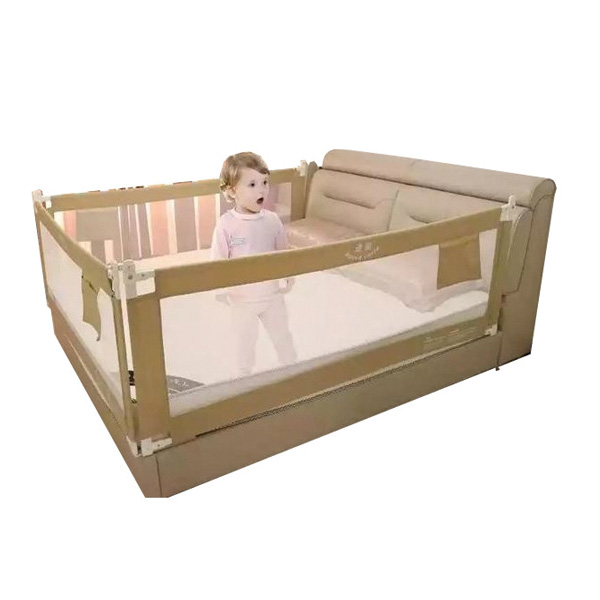 Fantastic Baby Bed Rail Guard for Kids (Height 2ft, Width options - 1.2m)