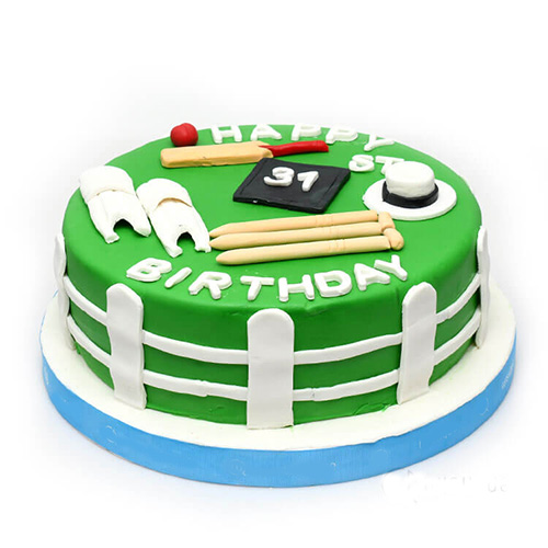 Order Cricket Ground Design Cake Online From Tasty cakes