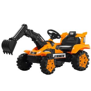 Ride-on Excavator Rechargeable- Orange/Blue