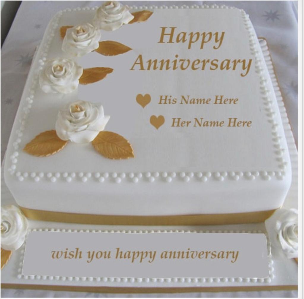 Wedding anniversary cakes, Golden wedding anniversary cake, 50th wedding anniversary  cakes