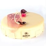 Rose Blanc -Hilton Cake