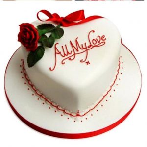 Romantic Love Cake For Wife-1.5 Kg