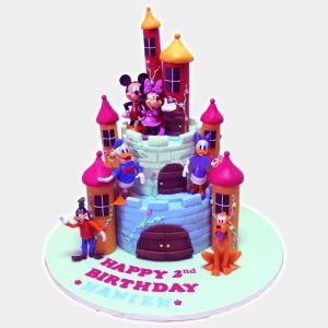 Mickey Mouse Friends castle cake 3Kg