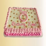 Pink Gold Layer Cake 1.5kg