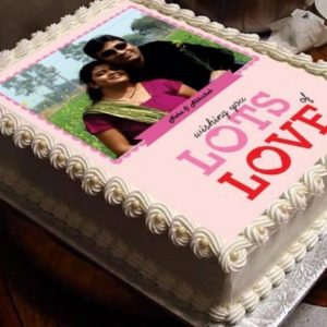 Print Love Cake Square - 2 kg