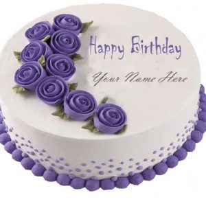 Purple Birthday Cake-Vanila