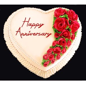 Heart Lovely Anniversary Cake- 1.5kg