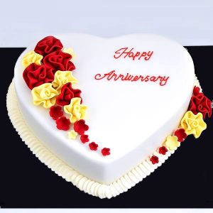 Heart Cake Anniversary 1.5Kg