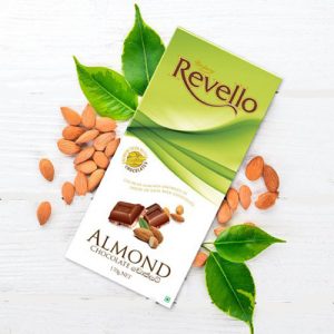Revello Almond Chocolate 100g