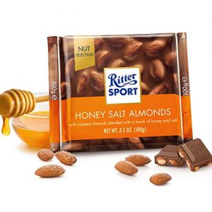 Chocolate Ritter Sport Honey Salted Almonds 100g