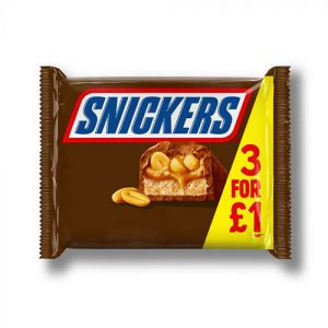 Snickers 3 pack- 125.1g