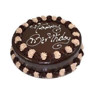 Round Dark Chocolate Cake 1.5Lg