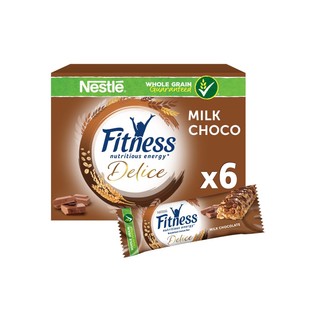 Nestle Fitness Delice Milk Chocolate Bars 135g x 2 Necmart