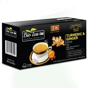 Turmeric with Ginger Herbal Tea In 25 t/b Box