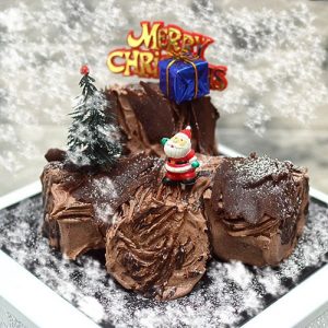 Merry Christmas Yule Log Cake 500g