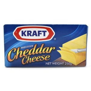 Processed Kraft Cheddar Cheese 250g