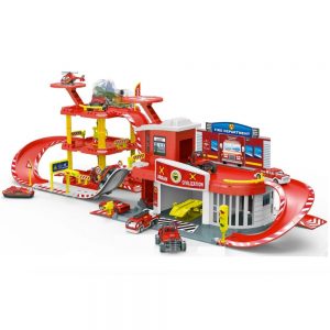 Children Play Fire Station Set - 82 Pcs