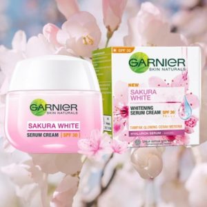 Garnier Sakura White Whitening Serum Cream SPF30 50ml