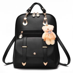 Casual Women Leather Backpack