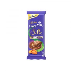 Cadbury Dairy Milk Silk Roasted Almonds Chocolate Bar, 143g