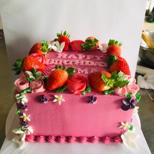 Strawberry Ribbon Cake