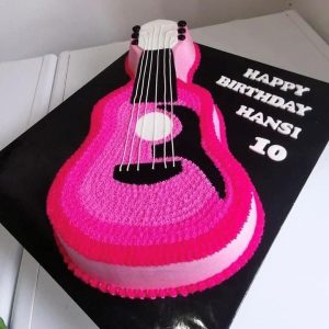 Guitar Shape Cake 1.5kg