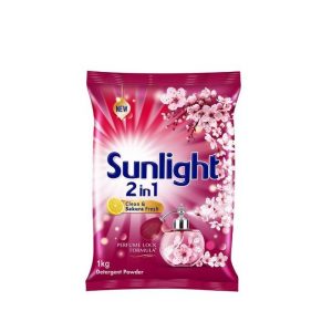 Sunlight Detergent Powder Clean & Sakura Fresh-1kg