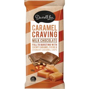 Darrell Lea Caramel Craving Milk Chocolate Block 180g
