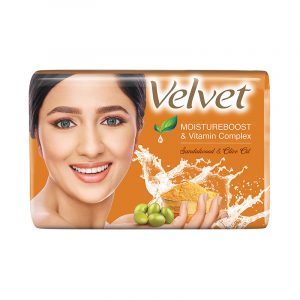 Velvet soap Sandalwood & Olive oil 95g 4 in 1 Pack