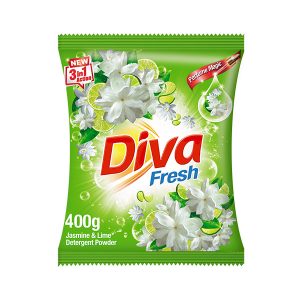 DIVA DETERGENT POWDER JASMINE & LIME 400G