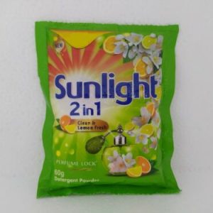 Sunlight Detergent Powder Clean & lemon Fresh 60g